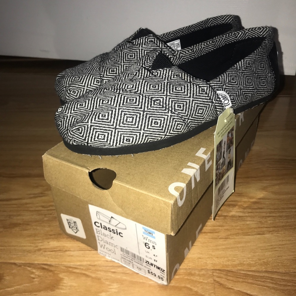 6.5 TOMS Black Diamond Wool